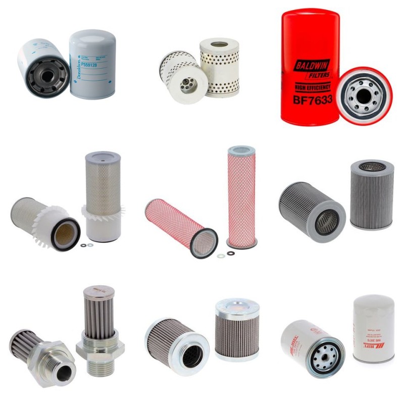 Filter kit suitable for CAT 212B with CAT Engine Serial No 3PJ-