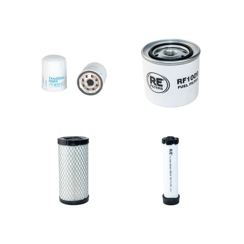 Filter kit for Kobelco SK015 - Perkins Engine - Air, Oil, Fuel Filters