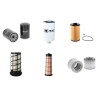 Filter kit for Kobelco SK135SR-2 with Mitsubishi Engine