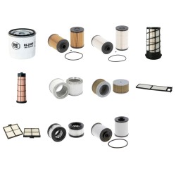 Filter kit for Kobelco Bagger SK140SR-3 with Mitsubishi D04EG-TTA Engine