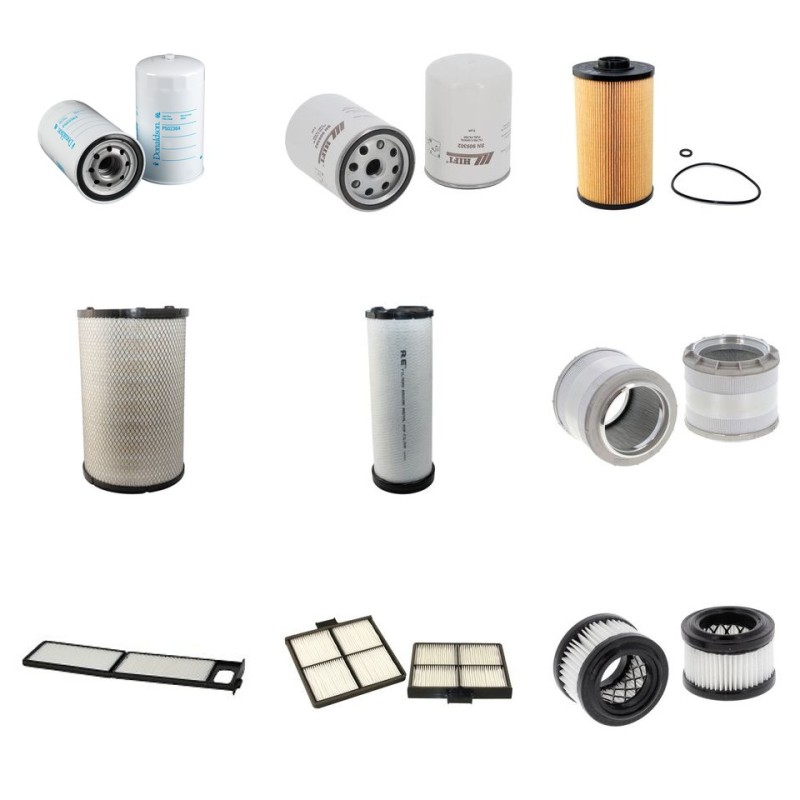 Filter kit for Kobelco Bagger SK200-8 YN12-56001- with Hino J05E-TA Engine