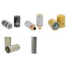 Filter kit for Kobelco Bagger SK250LC/NLC6 with Mitsubishi 6D34TLU2F Engine