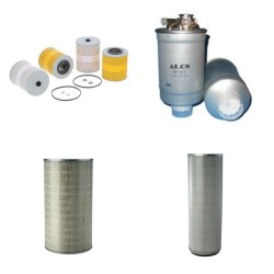 Filter kit for Kobelco Bagger SK480LC with Mitsubishi 6D24TLU2C Engine