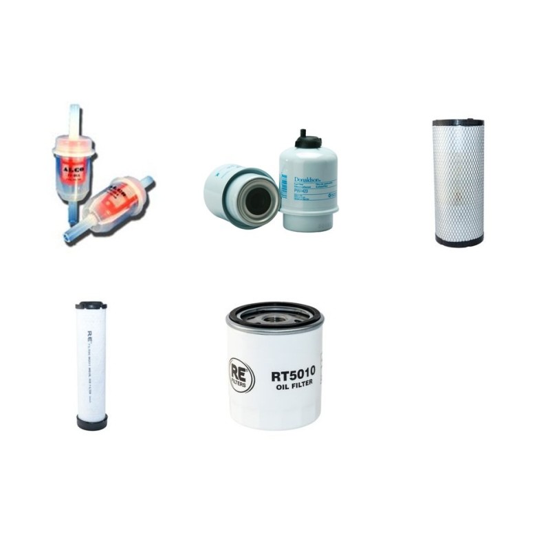 Filter kit suitable for CAT 242B2 with CAT Engine Air Oil Fuel Filters