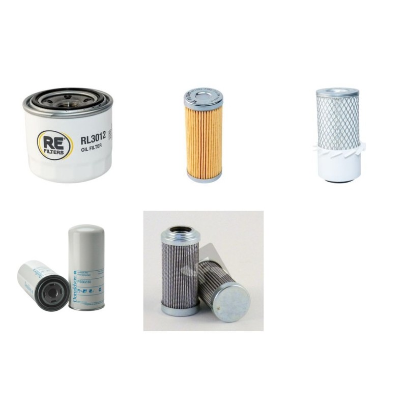 Filter Kit for Komatsu PC07-2 with Yanmar Engine