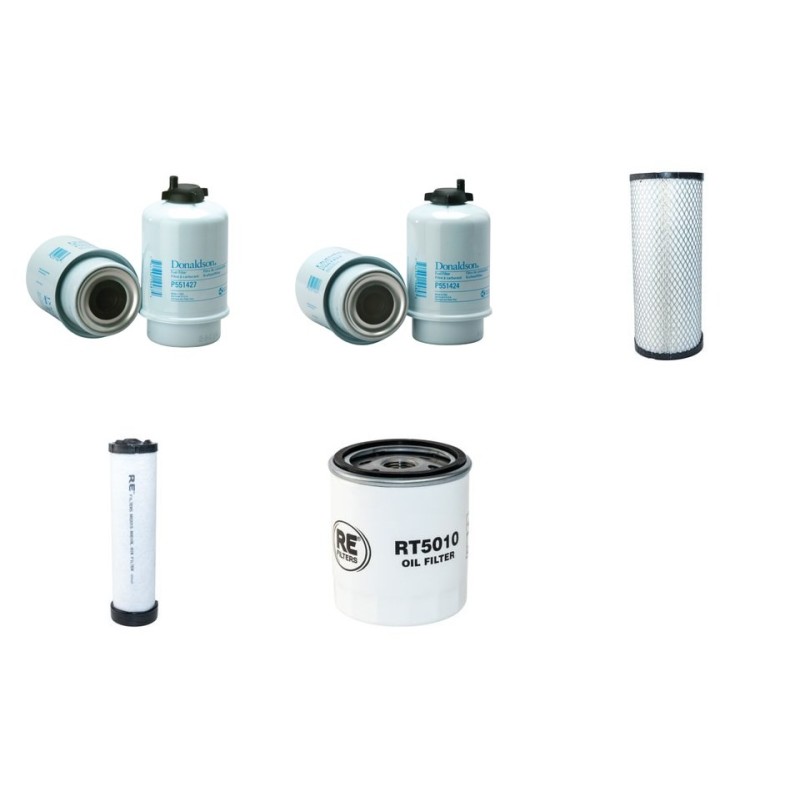 Filter kit suitable for CAT 232 with Perkins Engine Air Oil Fuel Filters