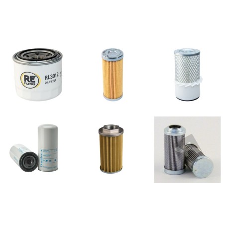 Filter Kit for Komatsu PC10-7 with Yanmar Engine