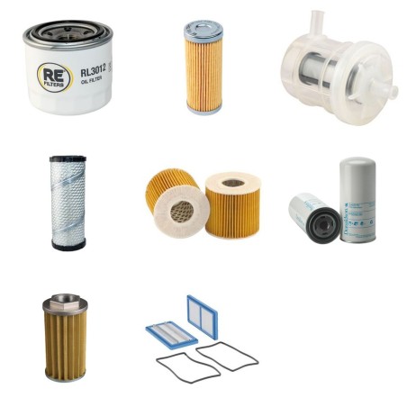 Filter Kit for Komatsu PC27R-8 - Serial No 32153