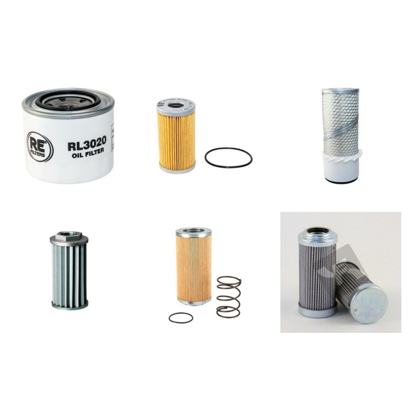 Filter Kit for Komatsu PC45-1 with Yanmar Engine