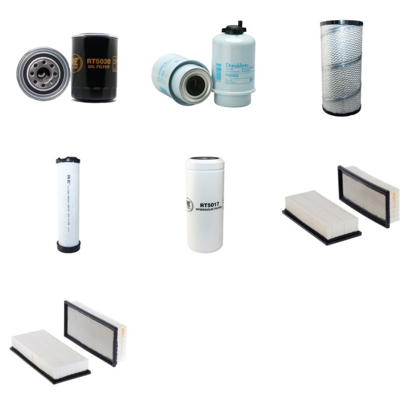 Filter kit suitable for CAT 277C with CAT CJS1/CYM1 Engine Serial No JWF1/KCC1-