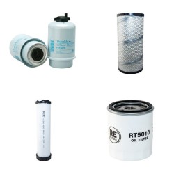 Filter kit suitable for CAT 257B3 with CAT C3.4IND Engine Serial No B7H1- YR 2011- Air Oil Fuel Filters