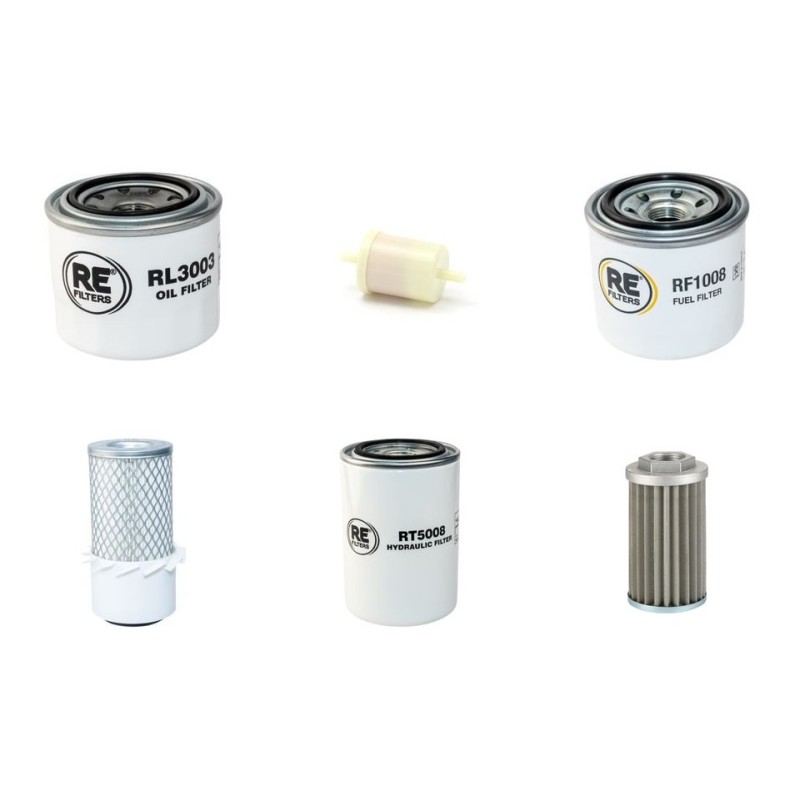 Filter Kit for Kubota KH 55 with Kubota D950BH Engine