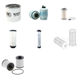 Filter kit suitable for CAT 305E2 with CAT C2.4 Engine