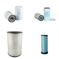New Holland E385C Air Oil Fuel Filters with HINO JO 8E-UV