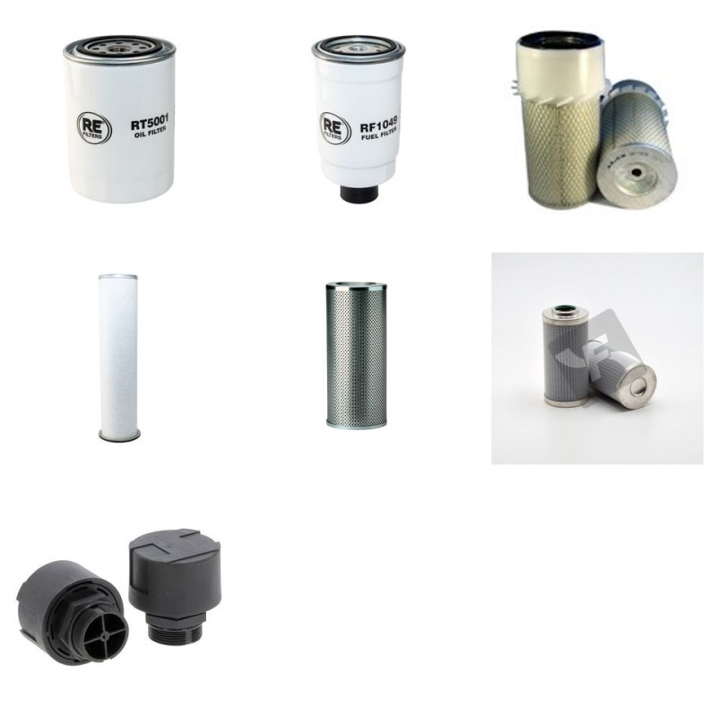 O+K MH 2.5 Filter Service Kit w/Perkins Eng.