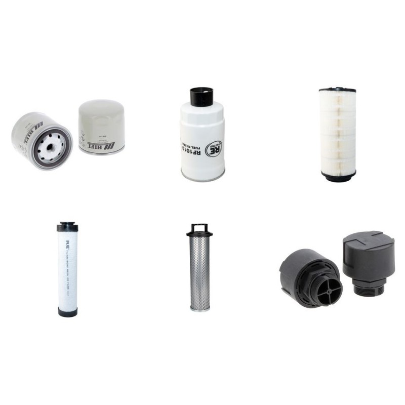 Filter Kit for Takeuchi TW7 with Deutz D2011L04 engine