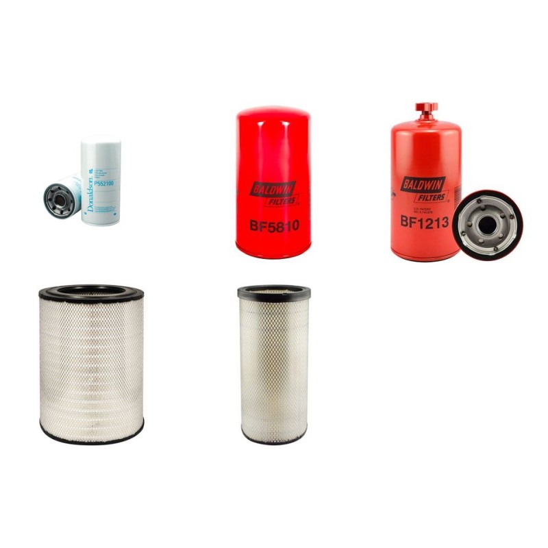 Filter Kit for Terex TA40 with Detroit Engine Serial Number
