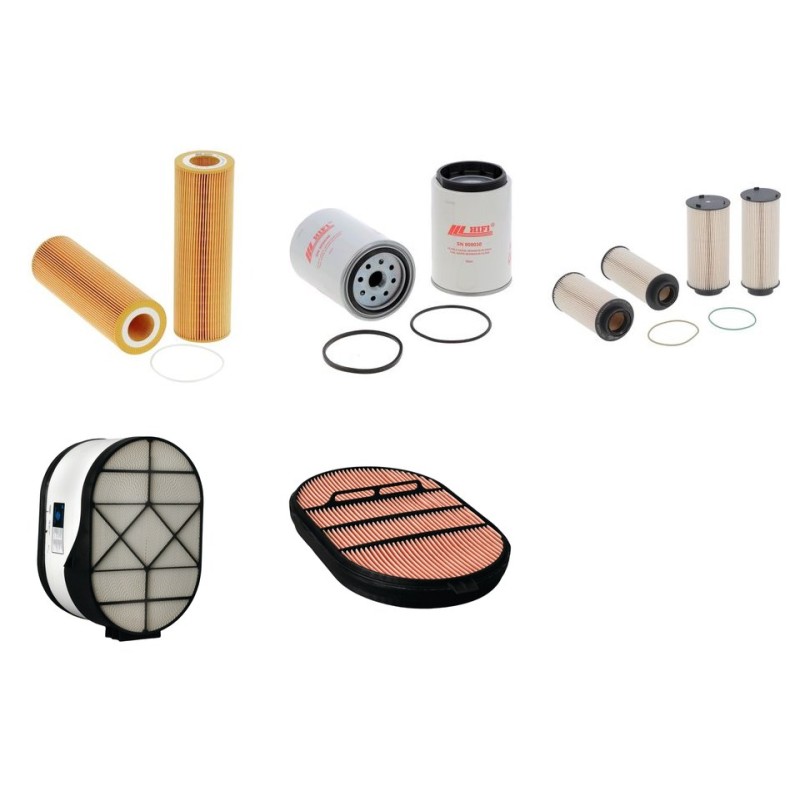 Filter Kit for Terex TA300 with Scania DC9XTI Engine YR 2009-