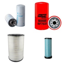 Filter kit suitable for CAT 615CII with CAT 6NC1- Engine Serial No 9XG1- Air Oil Fuel Filters