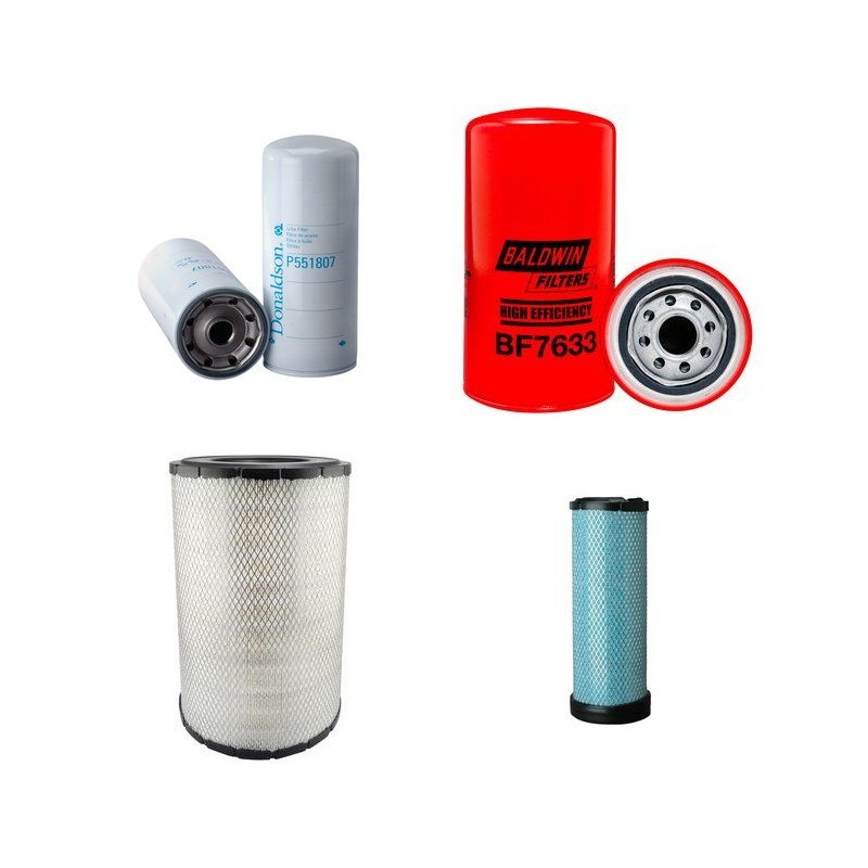 Filter kit suitable for CAT 615CII with CAT 6NC1- Engine Serial No 9XG1- Air Oil Fuel Filters