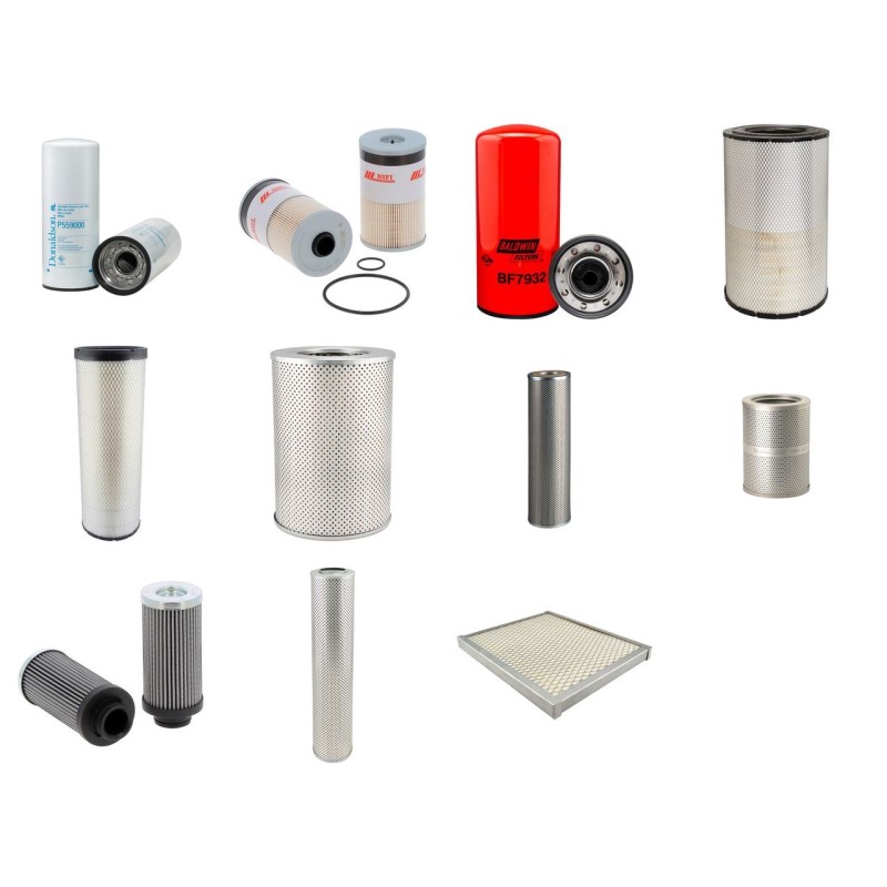 Filter Kit for Terex TR60 Tier III with Cummins Engine