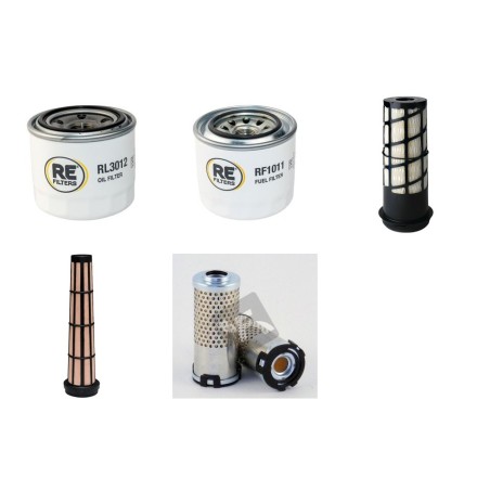 Filter Kit for Thwaites Mach 422 with Yanmar engine