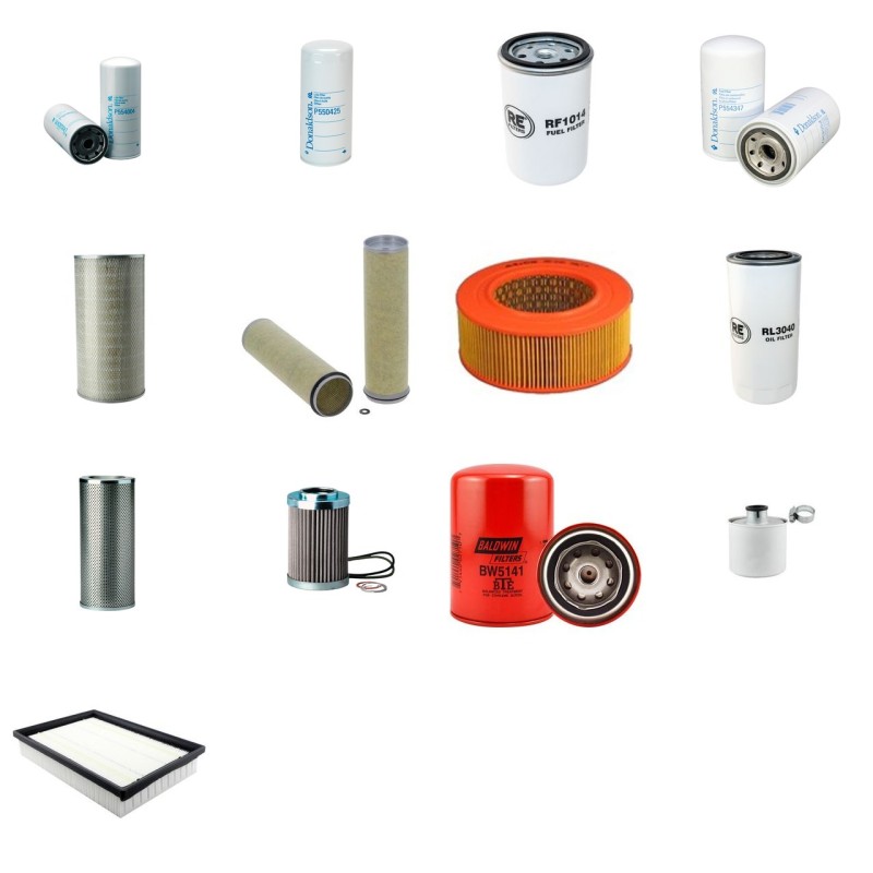 Filter Kit for Volvo A 20C Filter Service Kit with Volvo TD 73KFE/6T engine