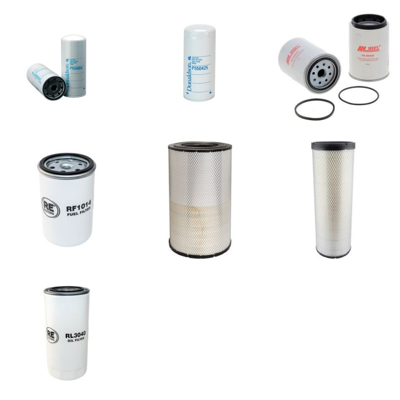 Filter Kit for Volvo A 30C Filter Service Kit Air Oil Fuel Filters with Volvo TD103KBE/6T engine