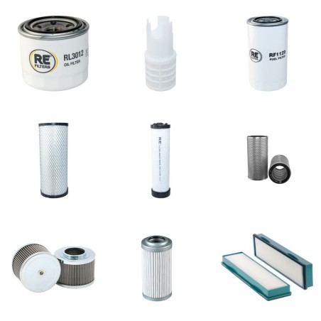 Filter Kit for Volvo EC 55C Filter Service Kit with Yanmar 4TNV94L-XVC6U engine