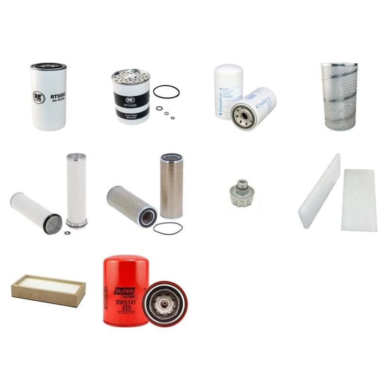 Filter Kit for Volvo EC 150 C Filter Service Kit with Perkins  engine