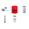 Filter Kit for Volvo EW 140 B Filter Service Kit Air Oil Fuel Filters with Volvo D5D EBE2 engine Serial No RL3040