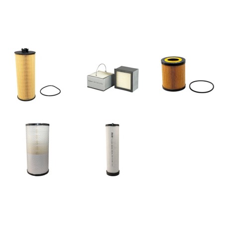 Filter Kit for Volvo EC 160 B Filter Service Kit Air Oil Fuel Filters with Volvo D6D EBE2 engine