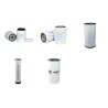 Filter Kit for Volvo EW 160 B Filter Service Kit Air Oil Fuel Filters with Volvo D6D EJE2 engine
