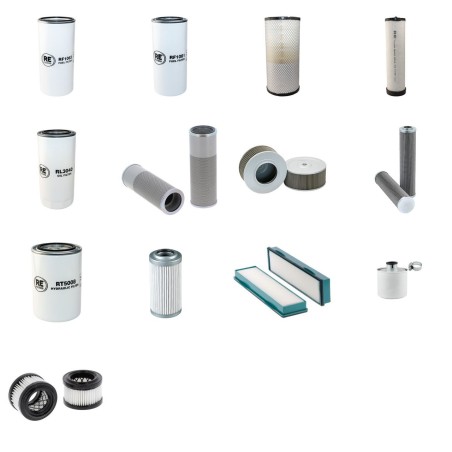 Filter Kit for Volvo EC 180C/ EW 180C Filter Service Kit with Volvo D6D-Ebe3/Ece3 engine 2008-