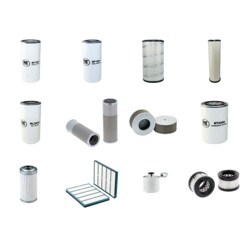 Filter Kit for Volvo EC 250 D Filter Service Kit with Volvo D8H engine