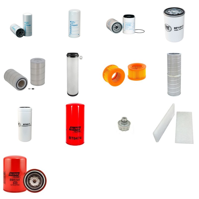 Filter Kit for Volvo EC 280 Filter Service Kit with Volvo engine