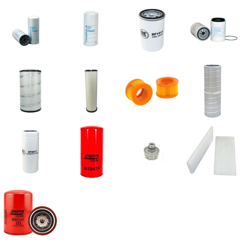 Filter Kit for Volvo EC 340 Filter Service Kit with Volvo  engine