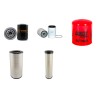 Filter Kit for Volvo L 50 E Filter Service Kit Air Oil Fuel Filters with Volvo D 4D-LAE2 engine  YR 2005-
