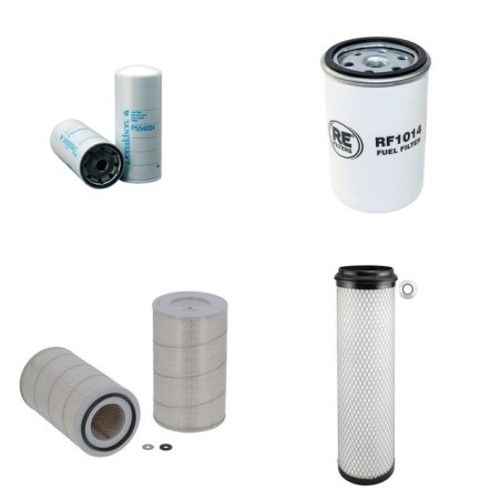 Filter Kit for Volvo L 70 C Filter Service Kit Air Oil Fuel Filters with Volvo TD 63 engine