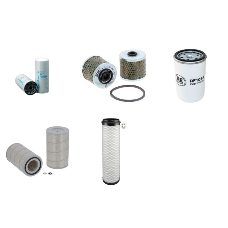 Filter Kit for Volvo L 90 C Filter Service Kit Air Oil Fuel Filters with Volvo TD63KBE engine