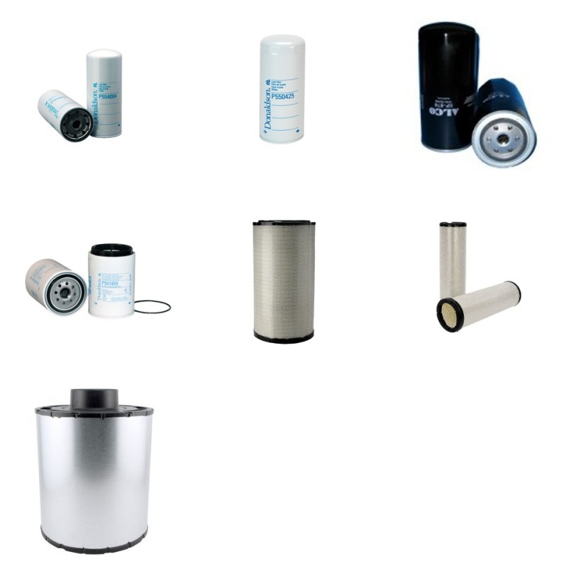 Filter Kit for Volvo L 180C Filter Service Kit with Volvo D 12CLCE2 engine