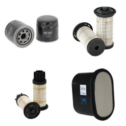 Filter kit for Wacker DW60 (Power) Air Oil Fuel Filters with Perkins 854E Engine