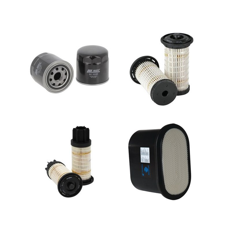 Filter kit for Wacker DW60 (Power) Air Oil Fuel Filters with Perkins 854E Engine