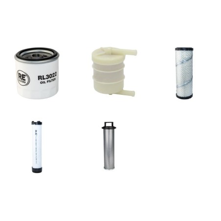 WEIDEMANN 1230 CX 35 Filter Service Kit w/Perkins 404C15 Eng.
