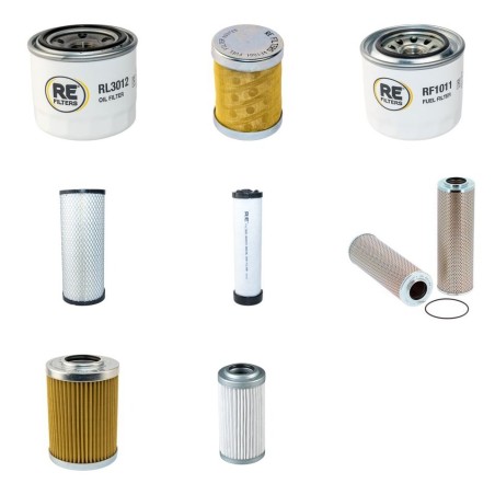 Filter Kit for Yanmar B55 W1 Excavator 
