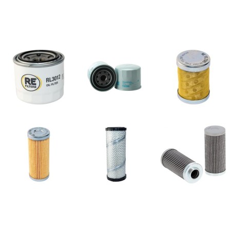 Filter Kit for Yanmar YSR2720 with Yanmar 3TNE82 ARSR Engine