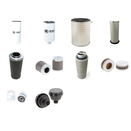 ZETTELMEYER ZL 5002 Filter Service Kit w/Cummins LTA 10-C290 Eng.