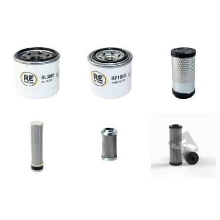 AVANT 520 Filter Service Kit w/Kubota Eng. SN   44576- YR  10.04-