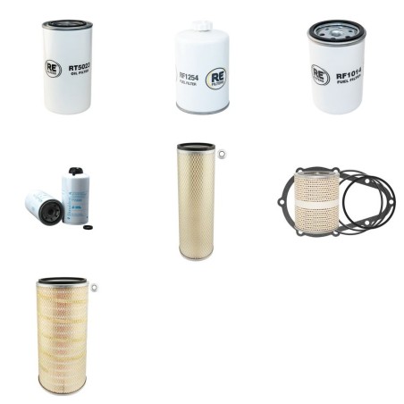 Filter kit for Case 1640 2. with Cummins 6TA590 Engine Serial No  JJC0034706-