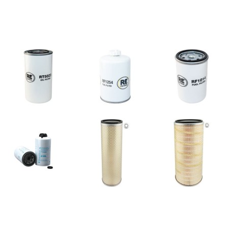 Filter kit for Case 1640 2. with Cummins 6TA590 Engine Serial No  JJC0034706-